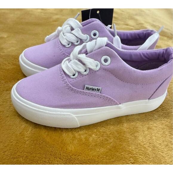 Hurley Marley Kids Youth US Size 11 Lavender Purple White Skate Sneaker Shoes - Picture 5 of 6